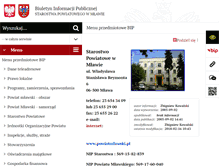Tablet Screenshot of bip.powiatmlawski.pl